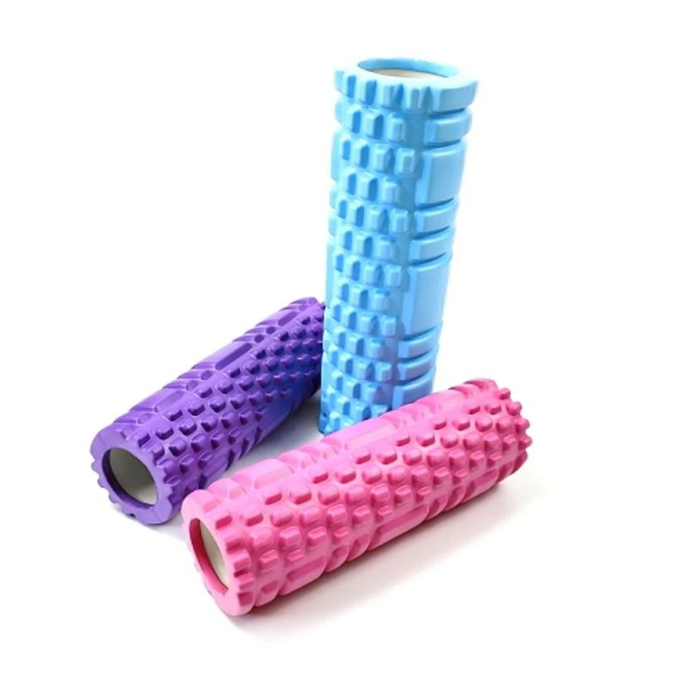 1Pc Hollow Foam Massage Roller - Yoga Column for Muscle Relief, Physiotherapy & Sports Rehabilitation