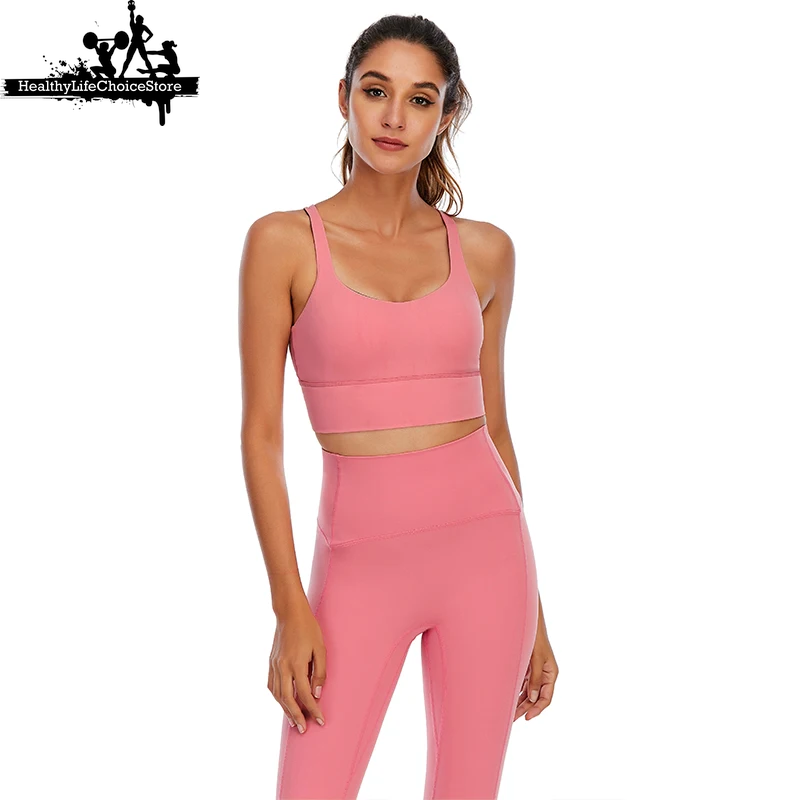 High-Waist Sport Outfit for Women - Workout Leggings & Top Set
