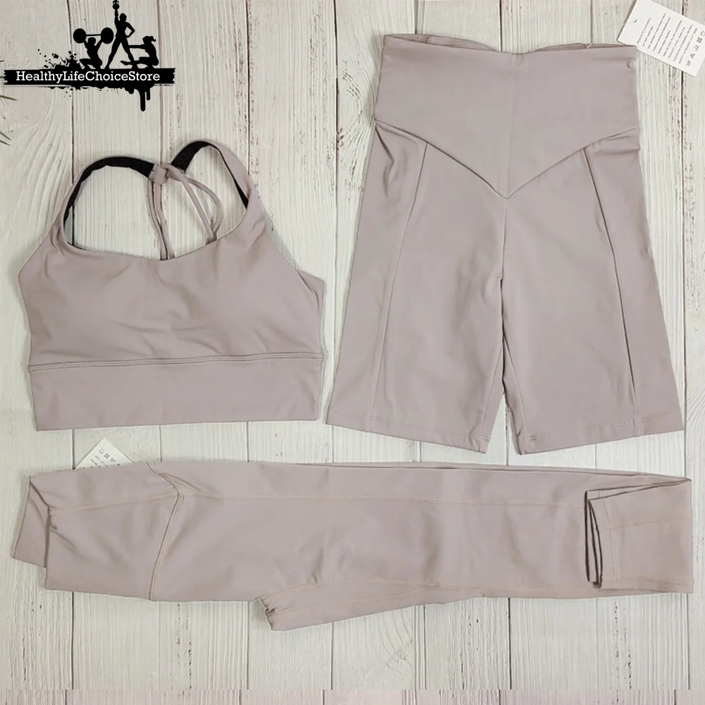 High-Waist Sport Outfit for Women - Workout Leggings & Top Set